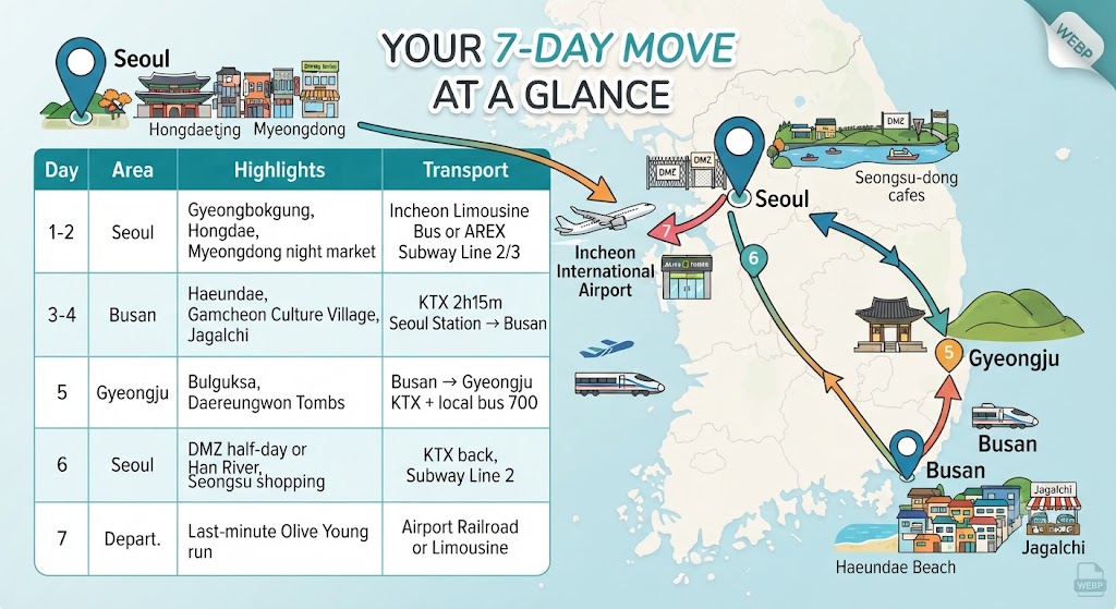 the Best 7-Day South Korea Itinerary
