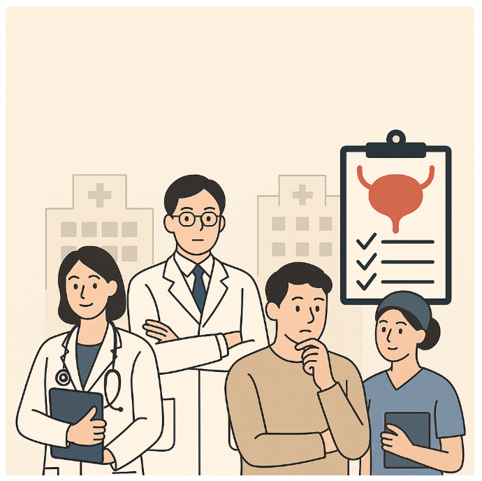 방광암 환자의 병원 비교