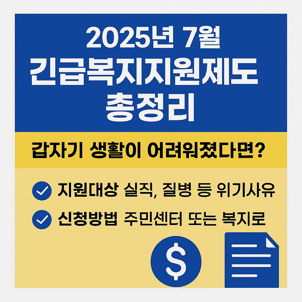 긴급복지지원제도