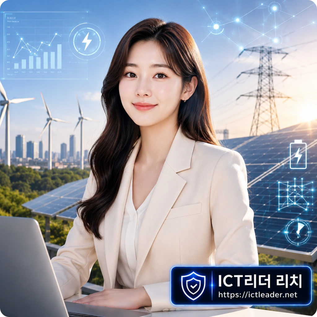 태양광 풍력 재생에너지 송배전망과 ESS 스마트그리드 전력망 안정화 여성 에너지 전문가