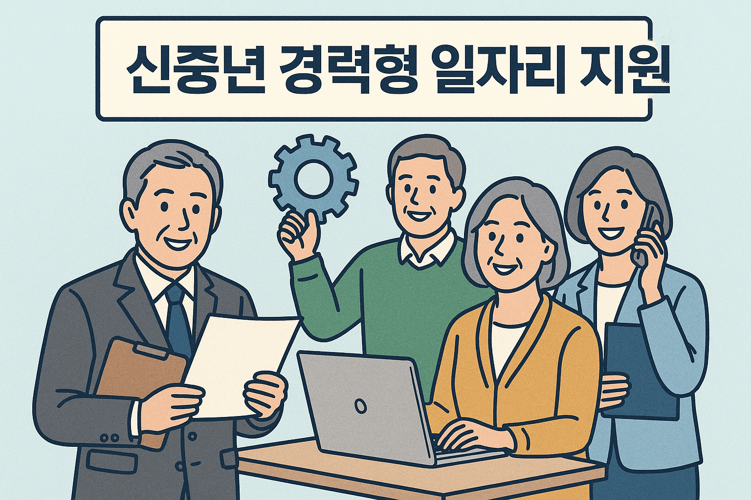 신중년 경력형 일자리 지원 총정리