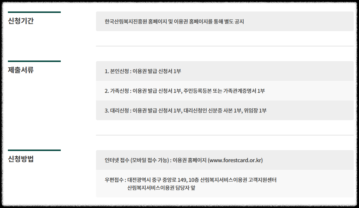 산림복지바우처