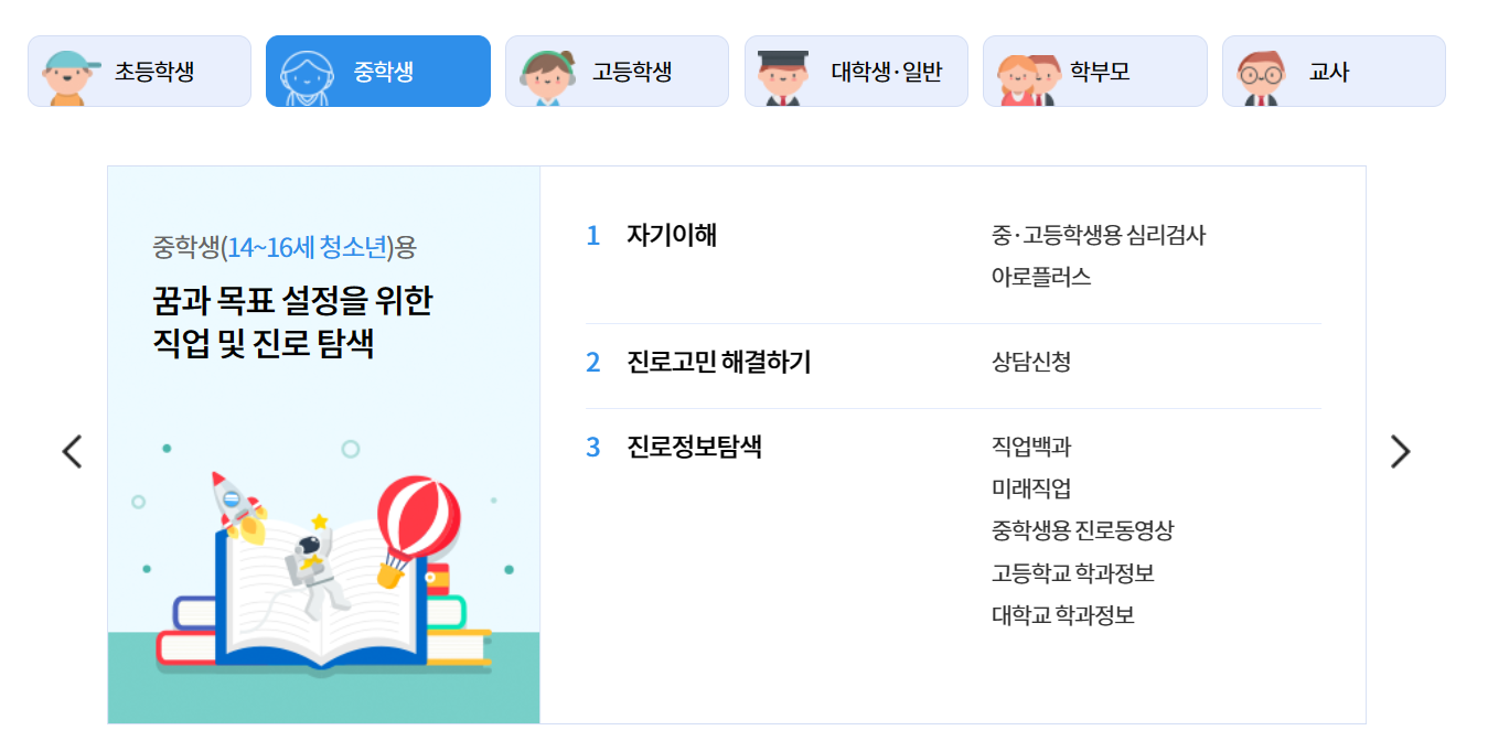 무료 진로 적성 검사