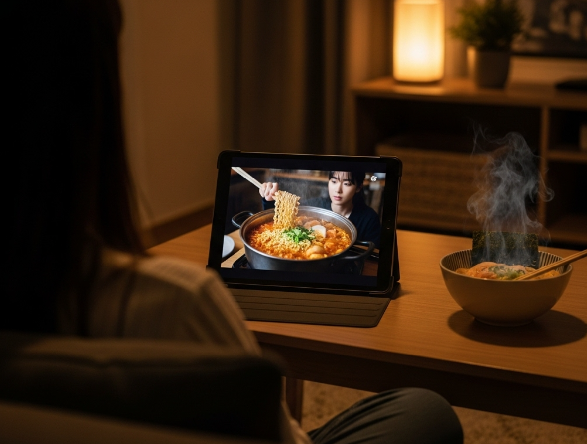 K-콘텐츠가 부른 맛있는 수출, 화면 밖으로 나온 K-푸드 열풍