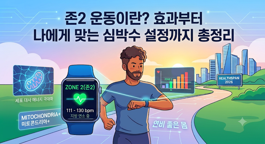 존2 운동이란? 효과부터 나에게 맞는 심박수 설정까지 총정리