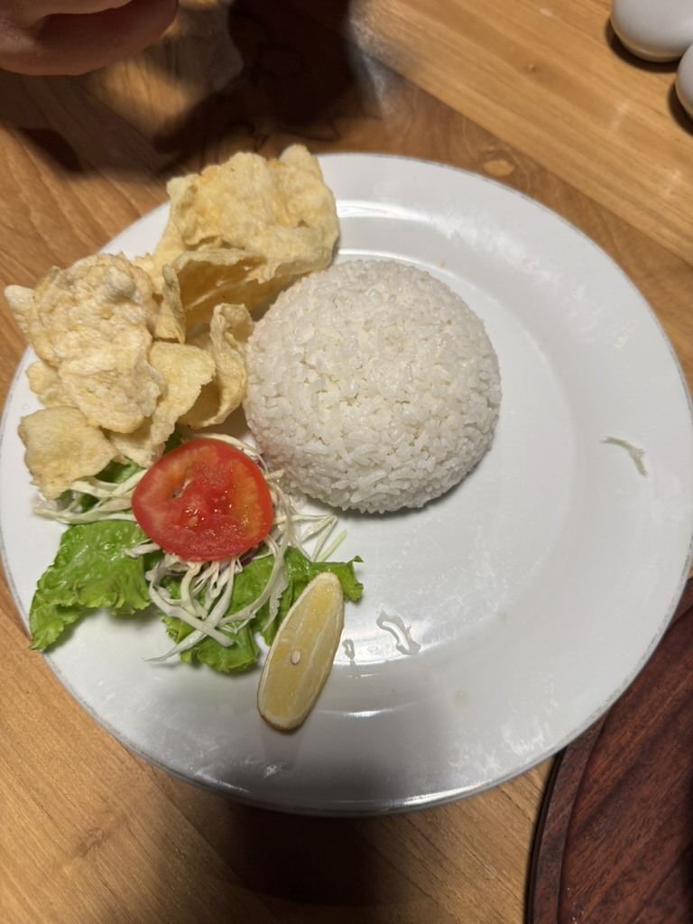 인도네시아 흰 쌀 밥