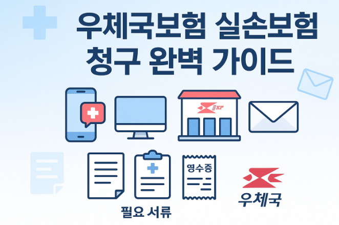 우체국-실비보험-청구방법-필요-서류-한눈에-정리