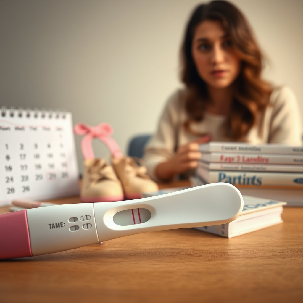 임신 테스트기 희미한 두줄