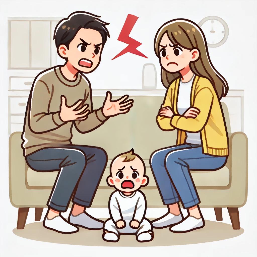 부부싸움 아기