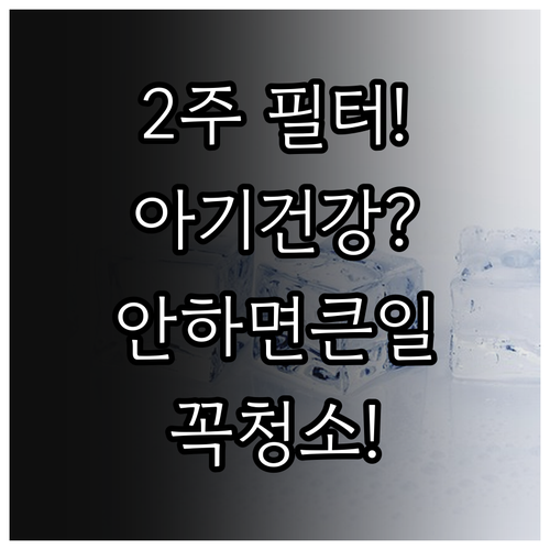 아기 있는 집 에어컨 필터 2주에 한..