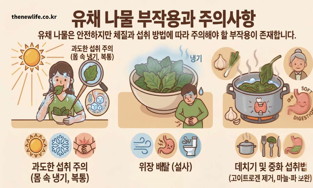유채 나물 효능 부작용