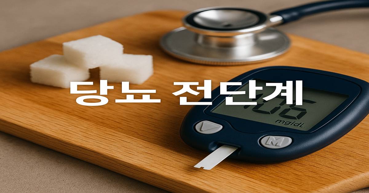 당뇨 전단계 이미지.
