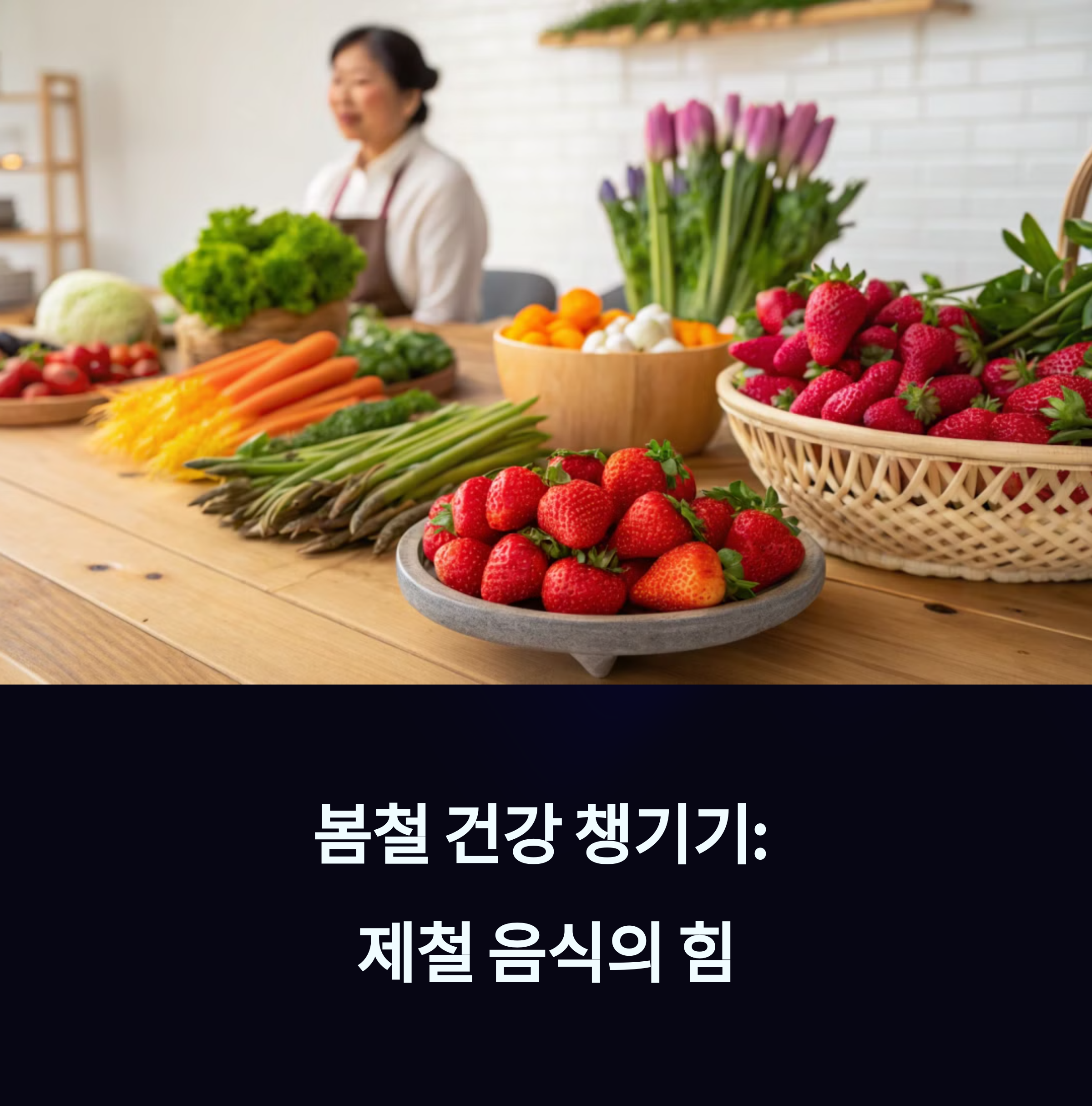 봄철 건강 챙기는 법? 제철 음식으로 해결하세요