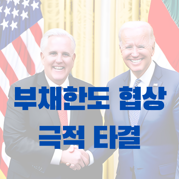 미국 부채한도 협상 타결