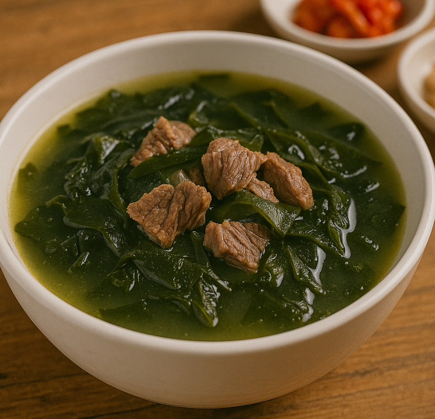 한우 미역국