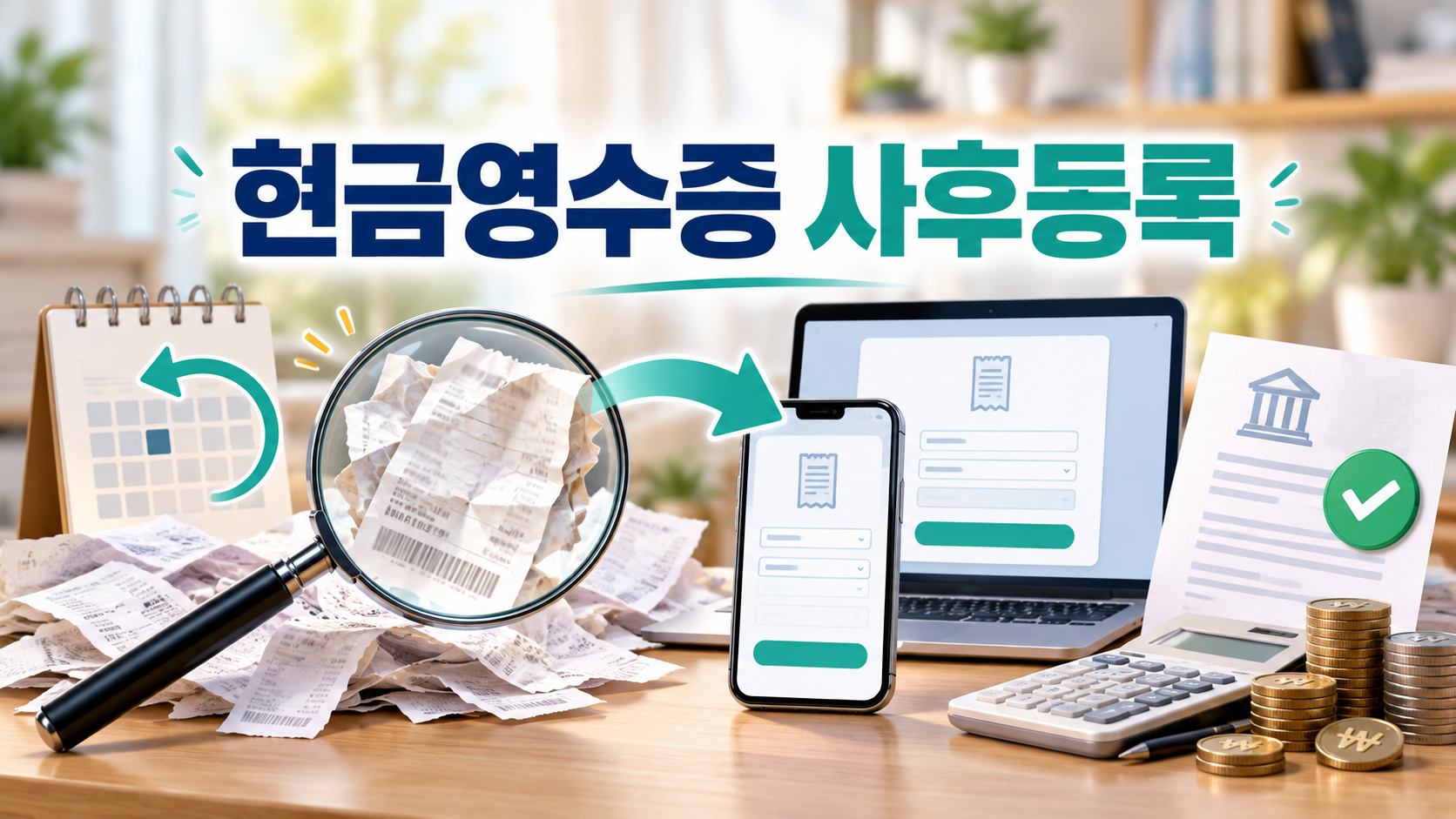 버린 영수증도 환급된다? 현금영수증 자진발급분 사후 등록 5단계 완벽 정리