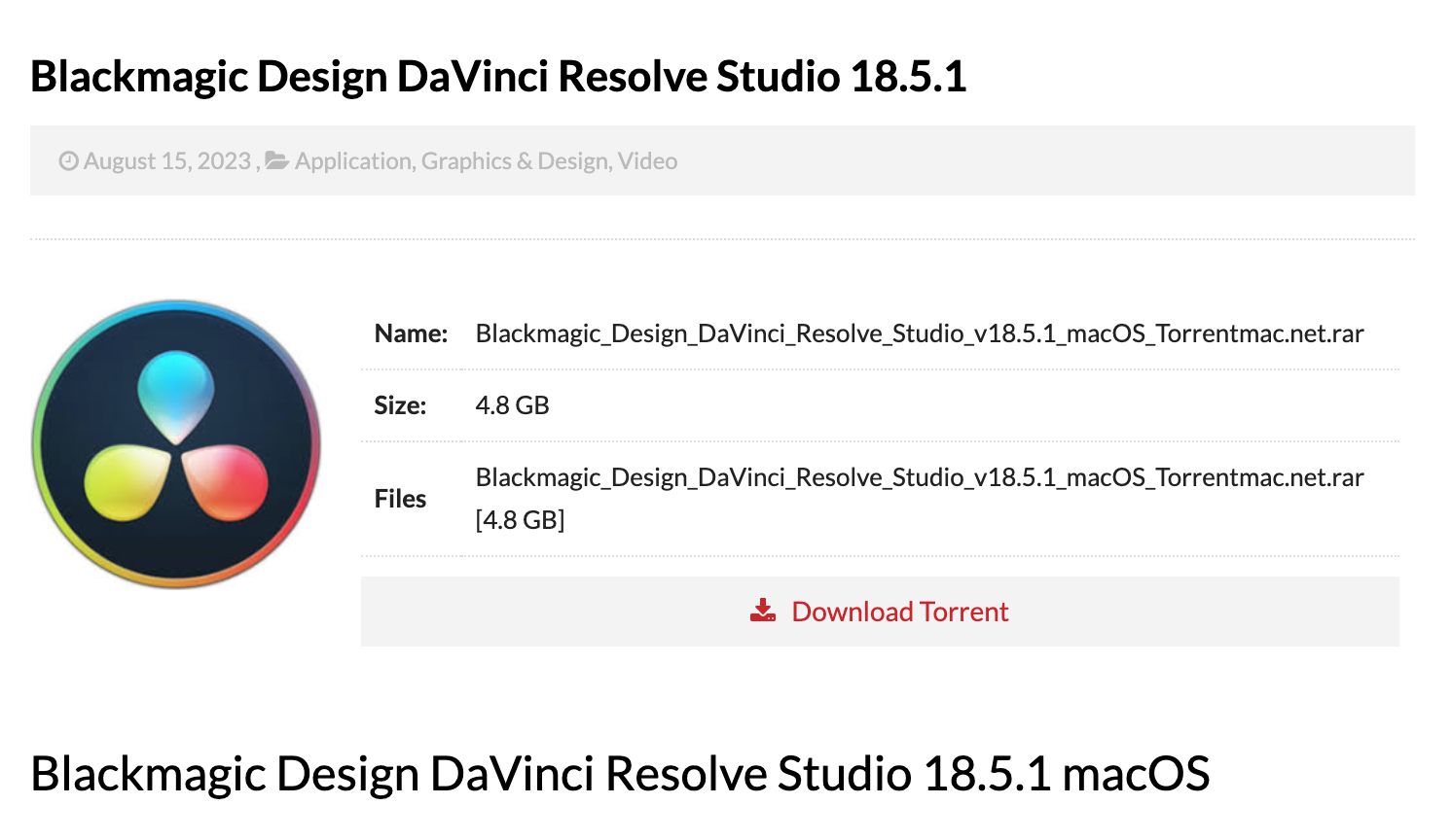 다빈치 리졸브 크랙