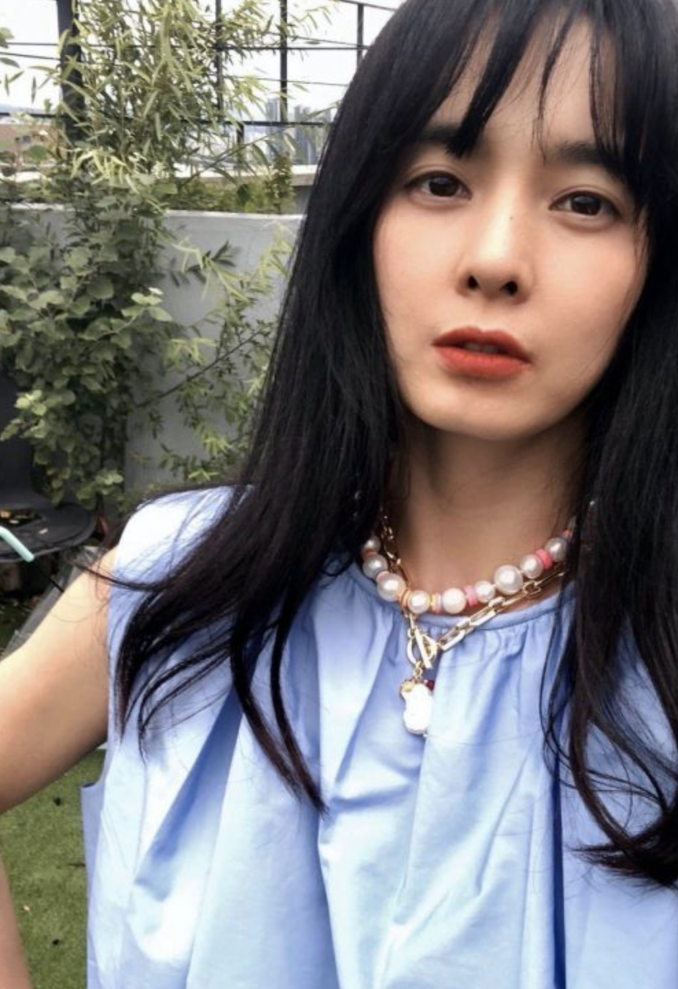 정혜영 셀카