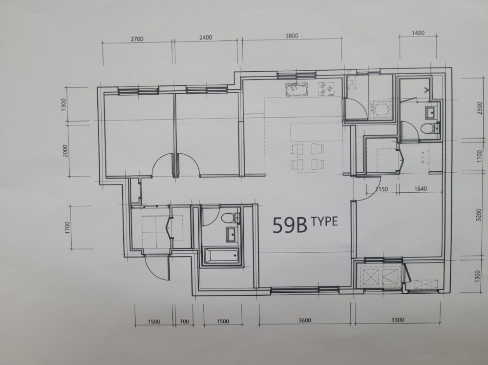 가야1구역 더 다이너스티 59B 평면도