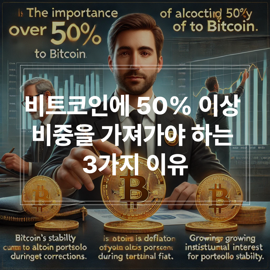 비트코인 50% 투자 비중 이유 썸네일
