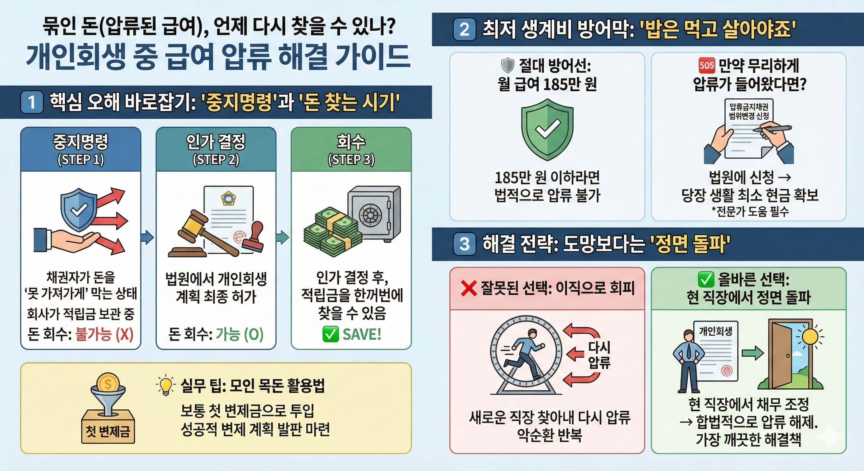 최저 생계비는 무조건 지킵니다