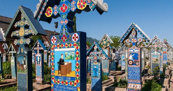 루마니아 전통 장례 문화 사진