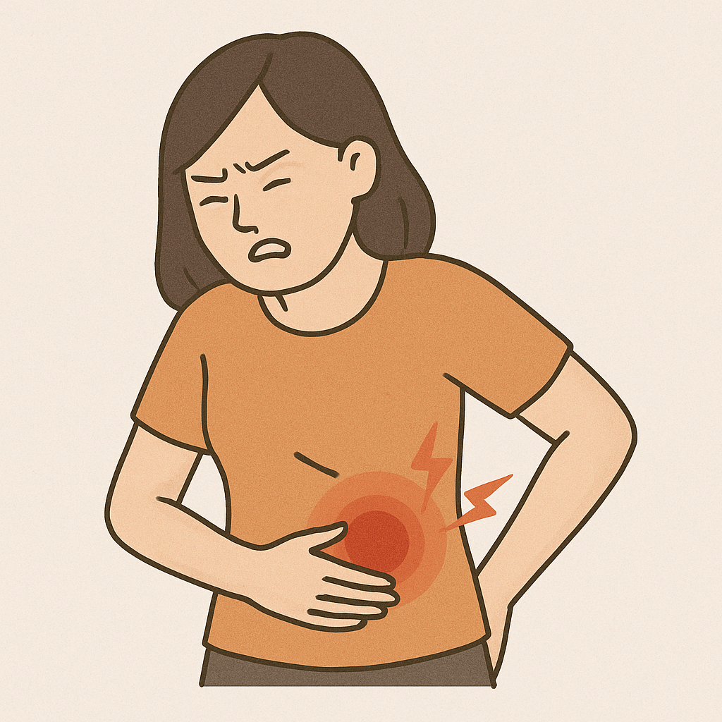 오른쪽 복부 통증 관련질환 알아보기