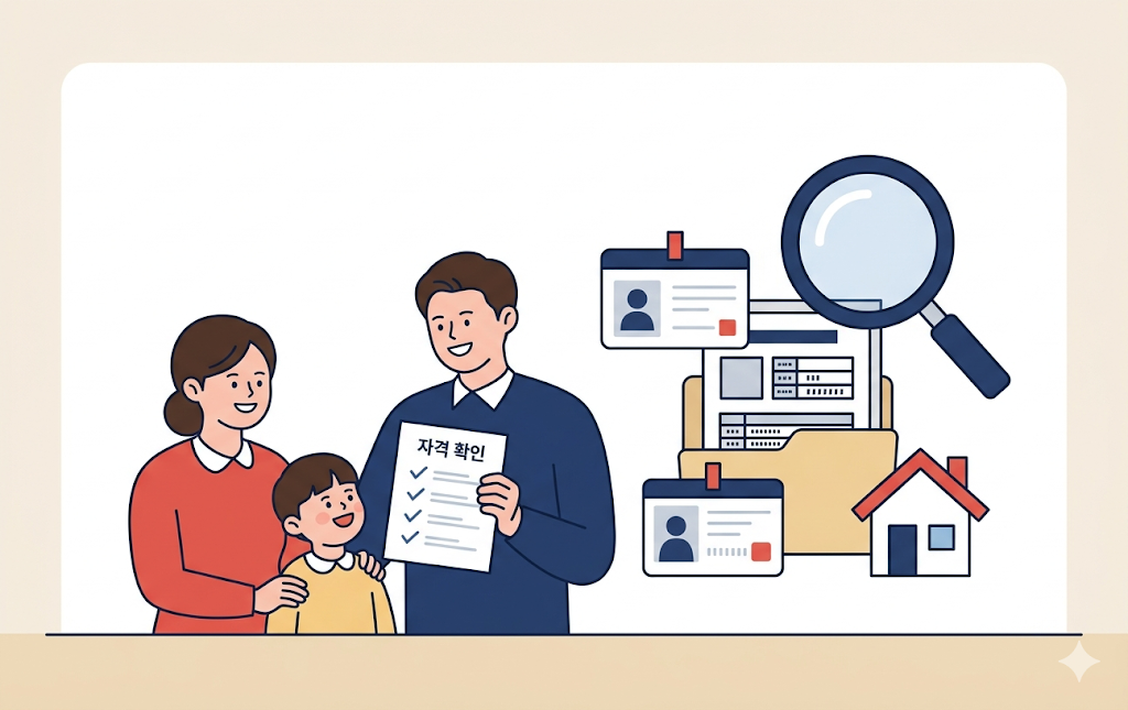 자녀장려금 대상 조건 소득 기준 재산요건 확인 이미지