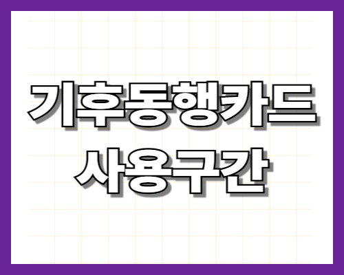 기후동행카드 사용구간 완벽 정리 — 지하철·버스·따릉이 이용범위와 제외 구간 2026