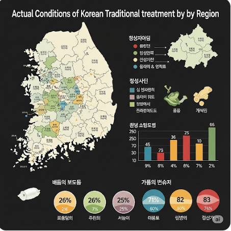 지역별로 다른 한방치료 실태
