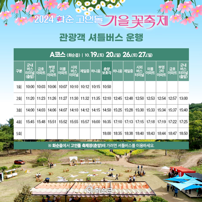 화순 고인돌 가을꽃축제