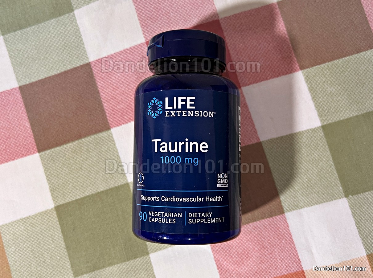 라이프 익스텐션 타우린 1000mg 표지