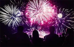 여의도불꽃축제 불꽃 장면 2