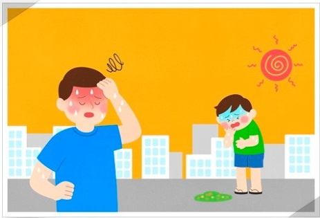 폭염 지속과 생물학적 노화의 관계 관련 이미지