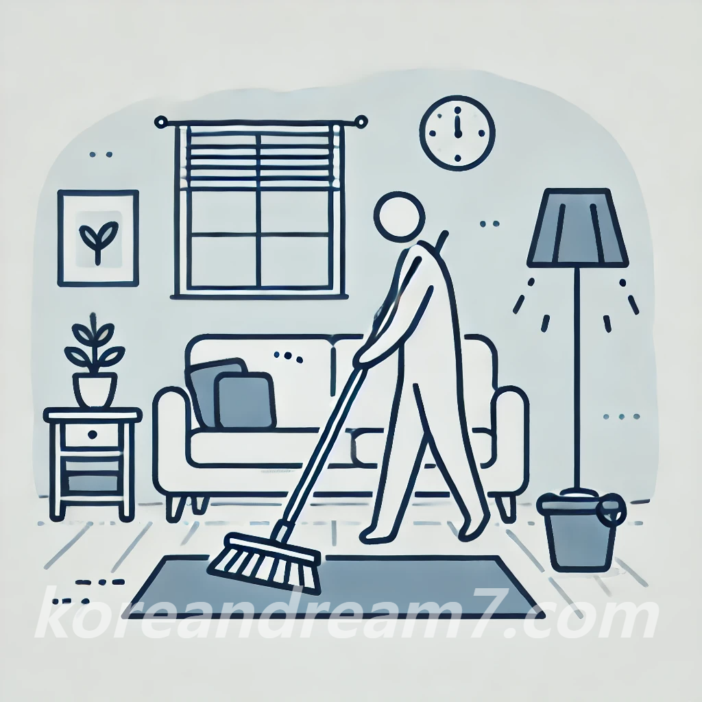 청소를 하는 꿈 해몽 상황별 20가지 해석