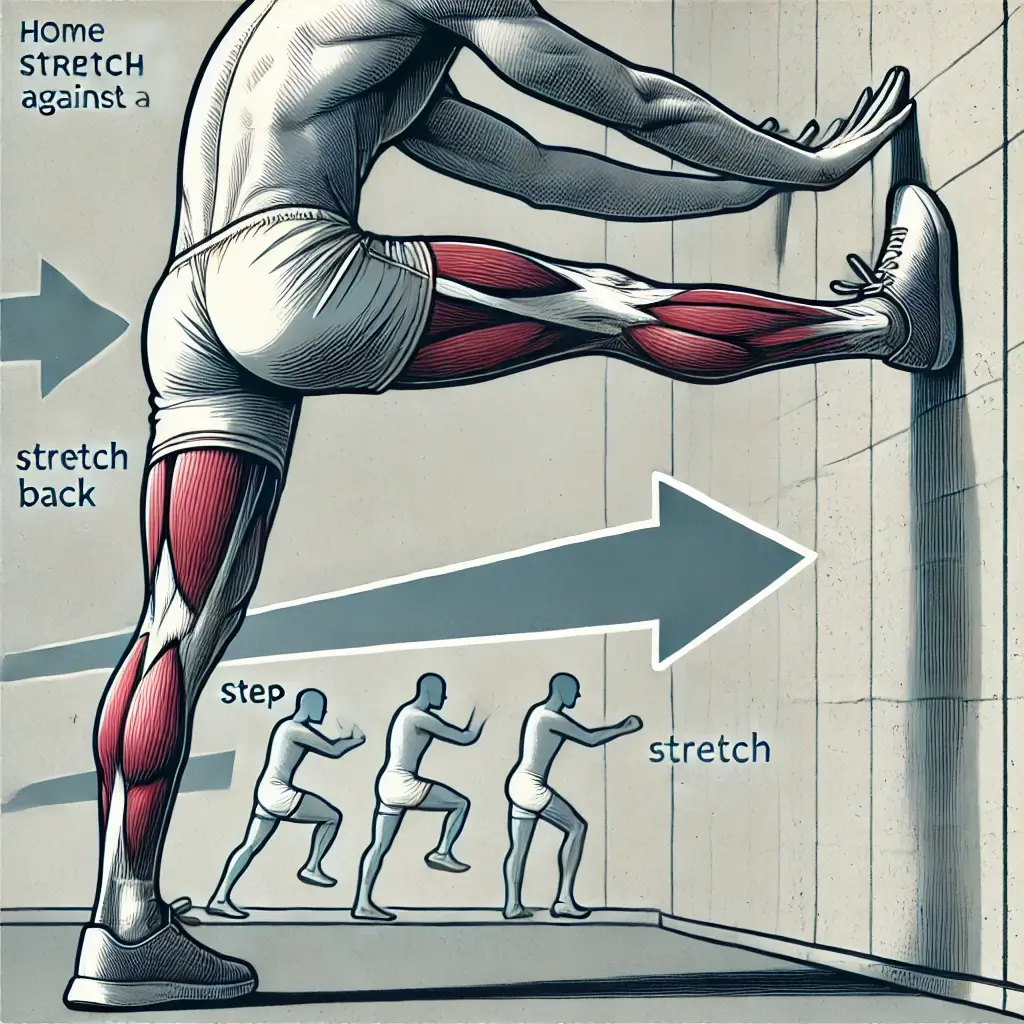 7단계. 종아리 스트레칭 (2분)