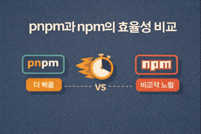 pnpm과 npm, 성능과 효율 비교 분석 관련 이미지