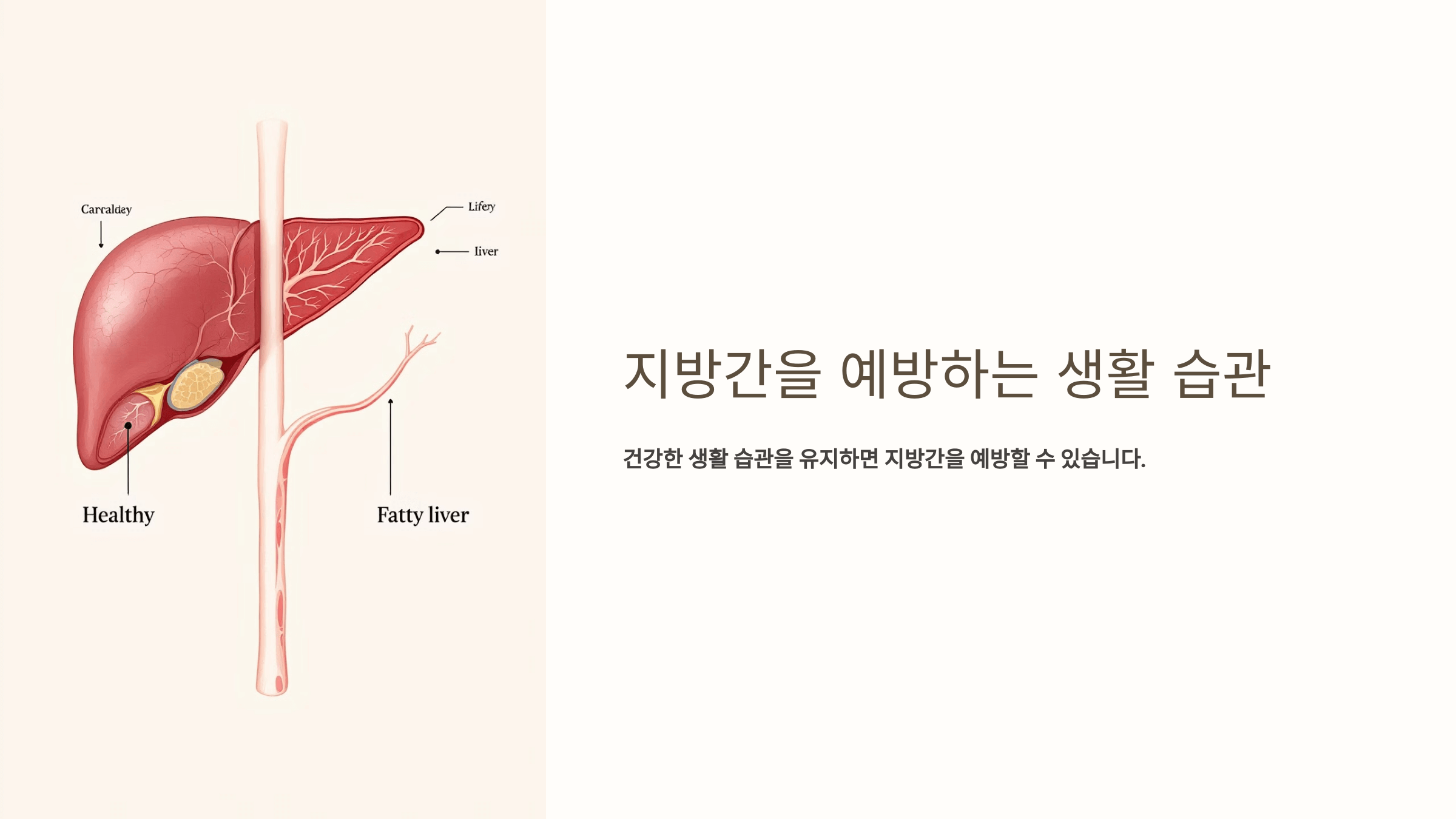 지방간과 관련된 사진입니다.