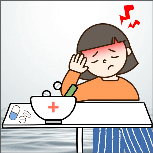 증상이 지속되면 병원가기