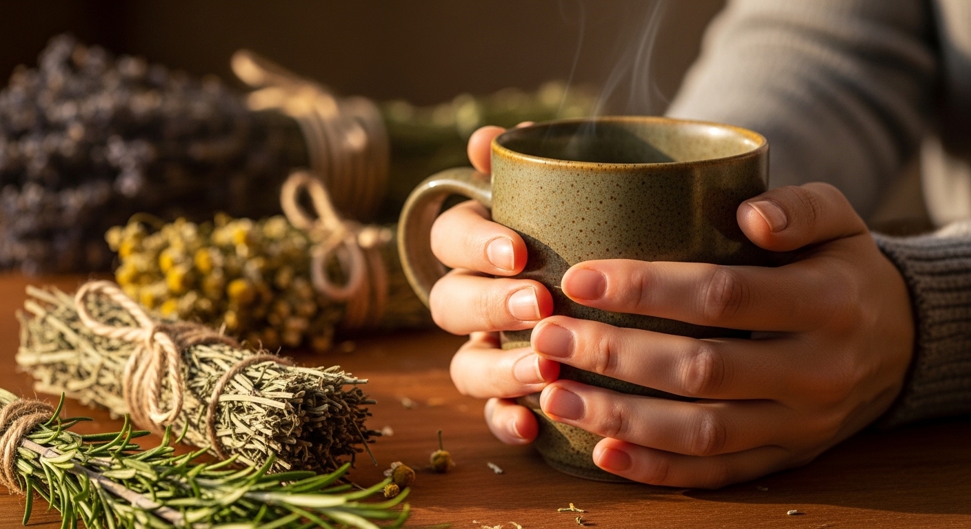 여성에게좋은차쑥차