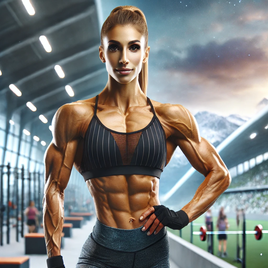 피트니스모델 프로 여자선수 (fitness model professional female athlete)