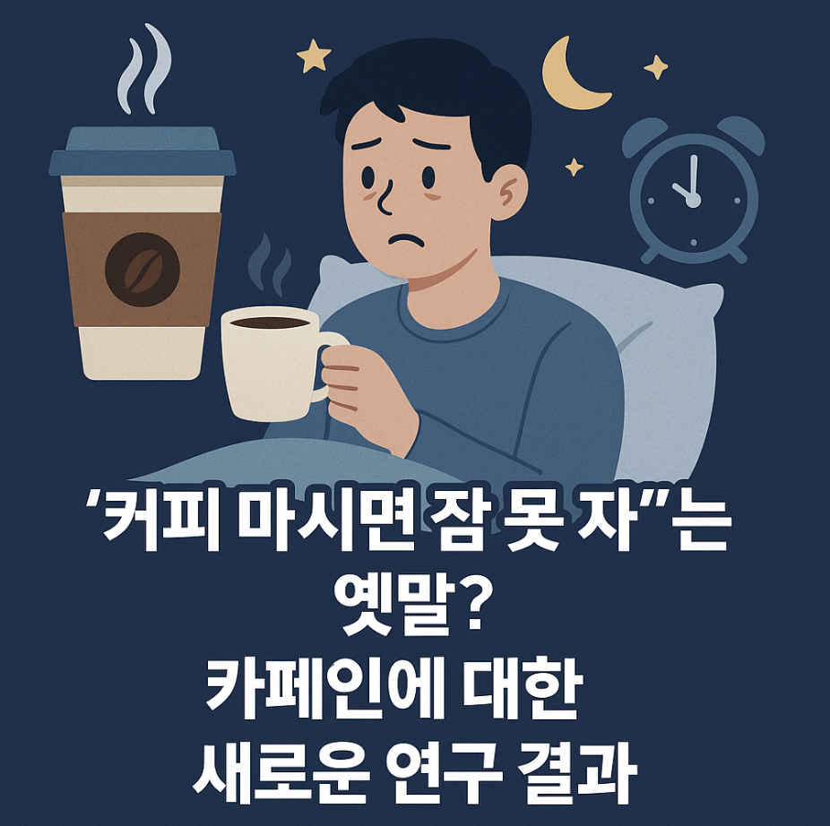 "커피 마시면 잠 못 자"는 옛말? 카페인에 대한 새로운 연구 결과