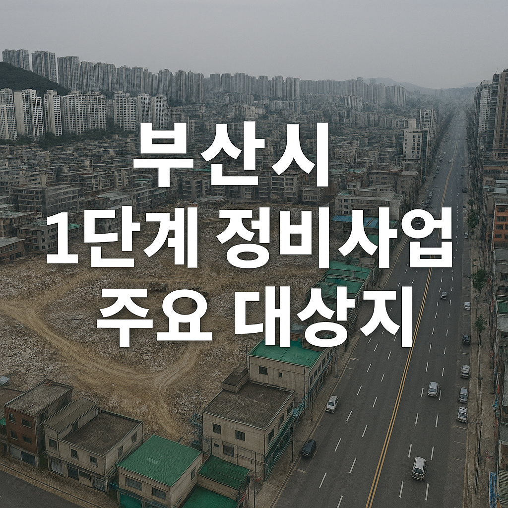 부산시1단계정비사업대상지