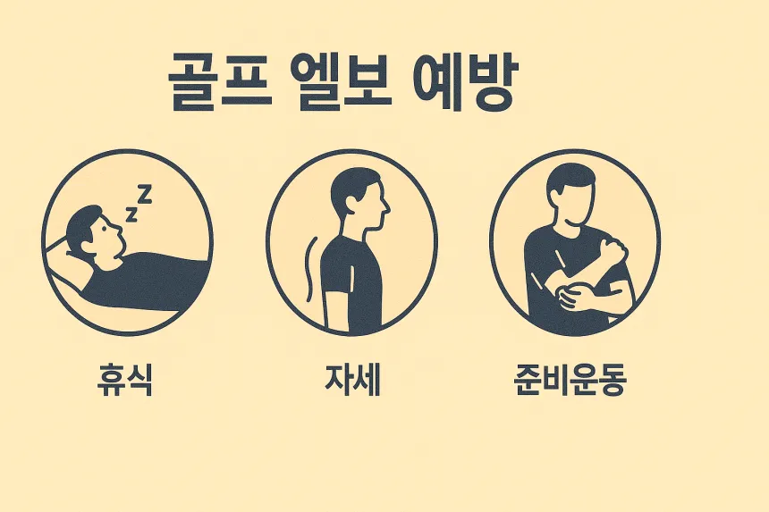 골프 엘보 예방