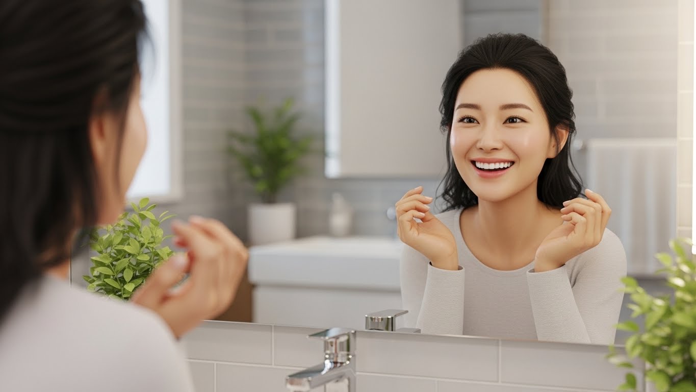 여드름자국, 피부과시술, 브이빔