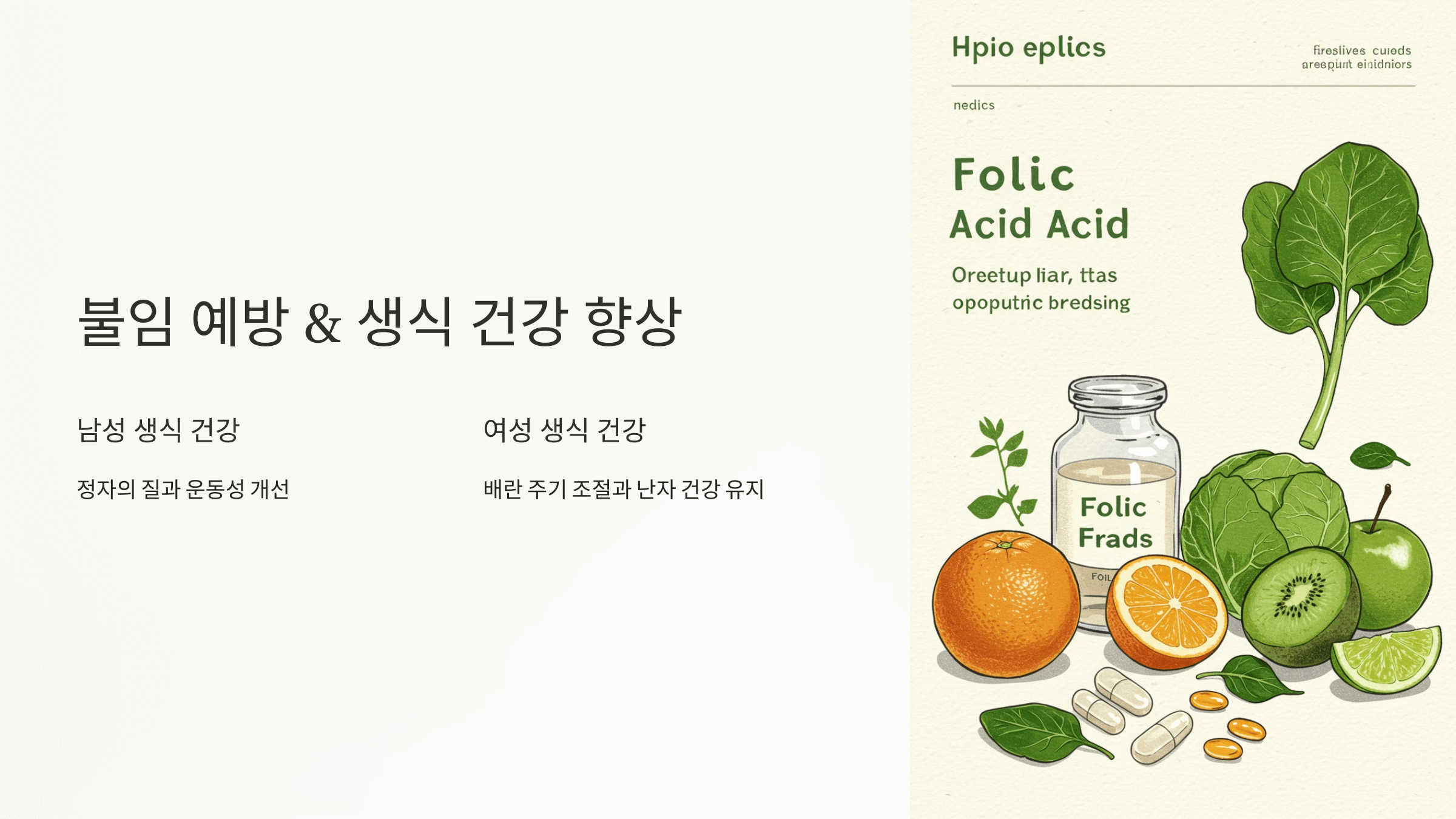 엽산과 관련된 사진입니다.