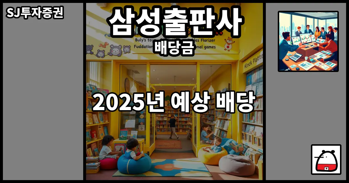 삼성출판사배당금