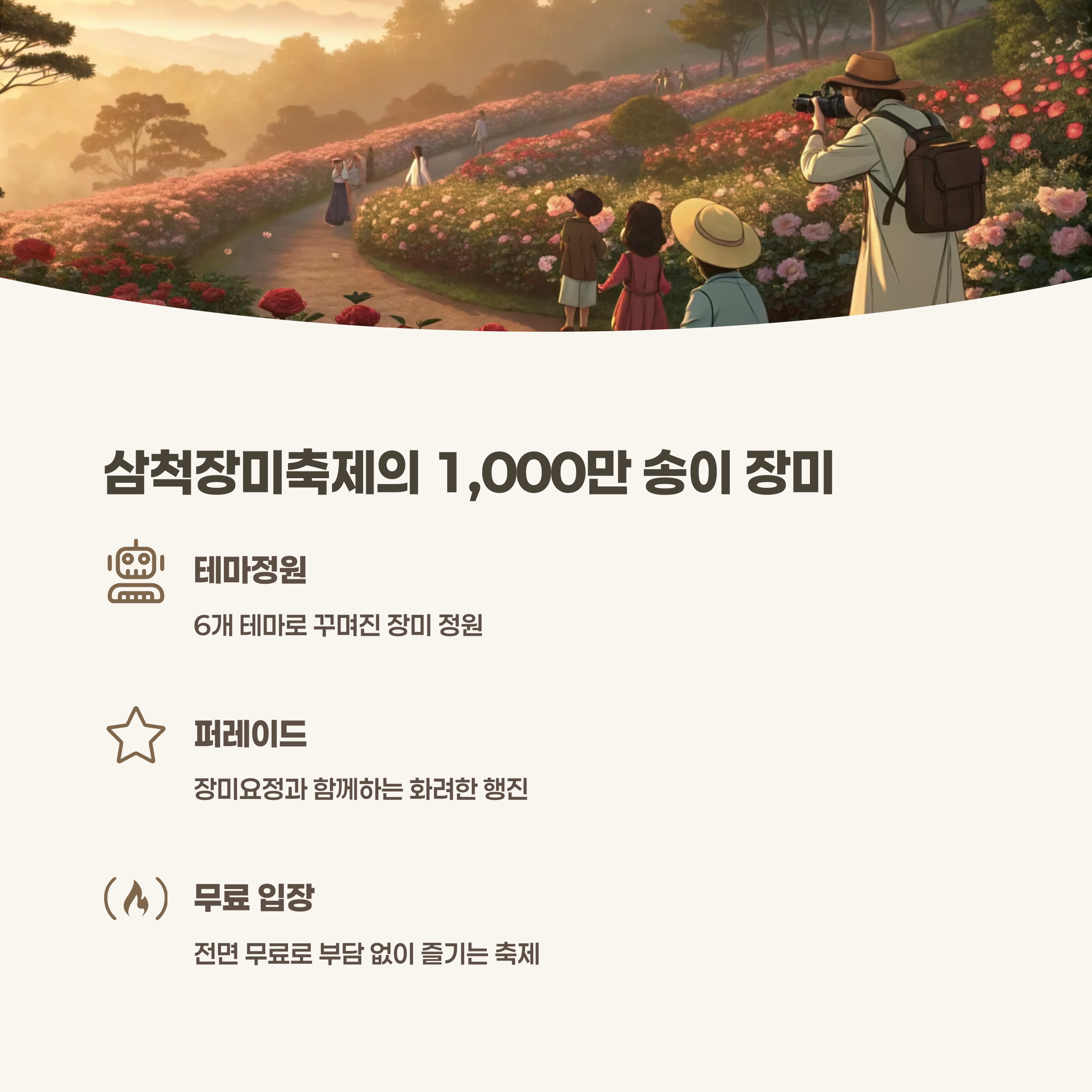 아이들이 반할 삼척장미축제