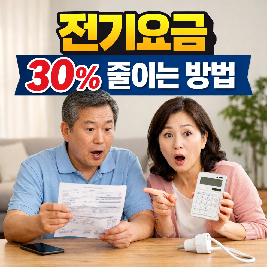 전기요금 30% 줄이는 방법 7가지