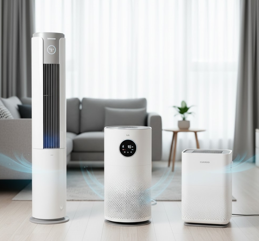 원룸 공기청정기 삼성 vs LG vs 쿠쿠 가성비 끝판왕은? (필터 비용 비교 포함)